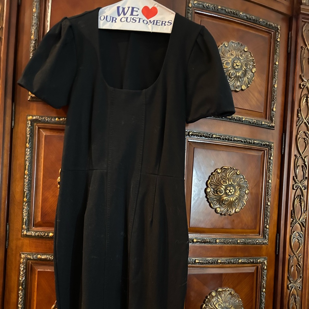 Chic Black Midi Dress by Hugo Boss